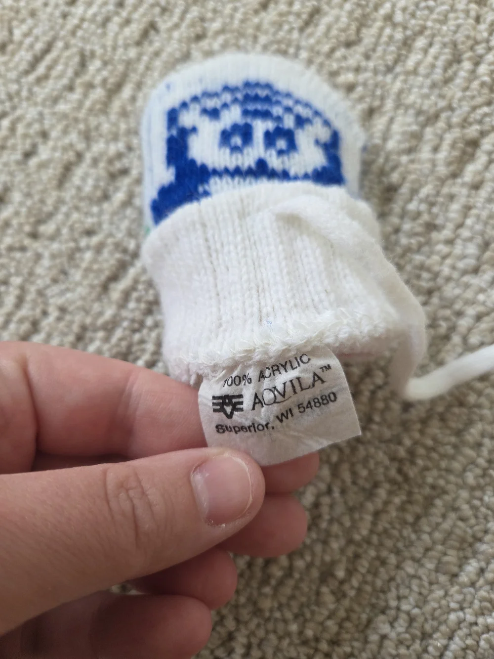 Vintage Disney Aquila Mickey Mouse Baby Mittens